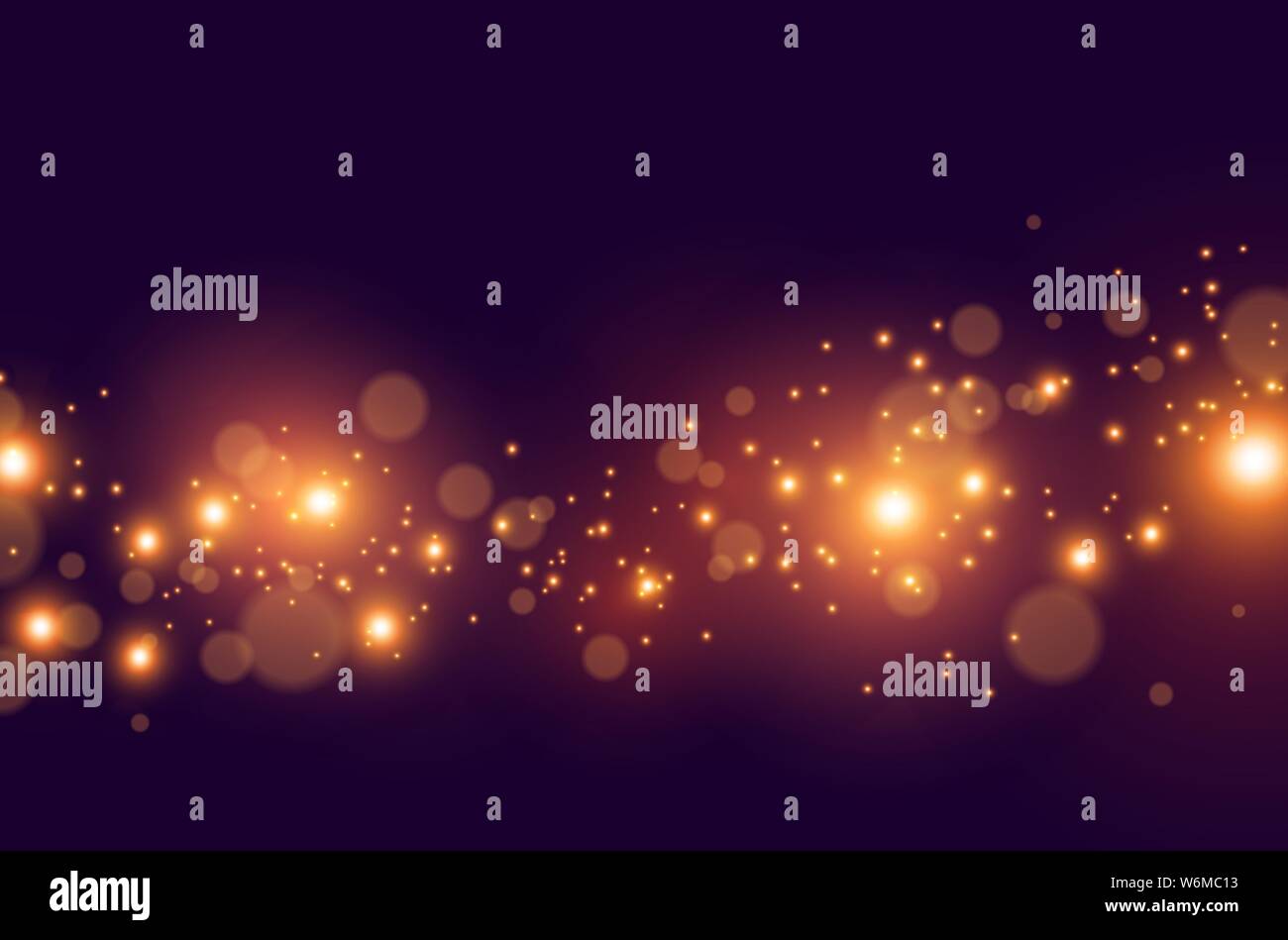 Incandescente particelle digitale effetto. Illustrazione Vettoriale. Illustrazione Vettoriale