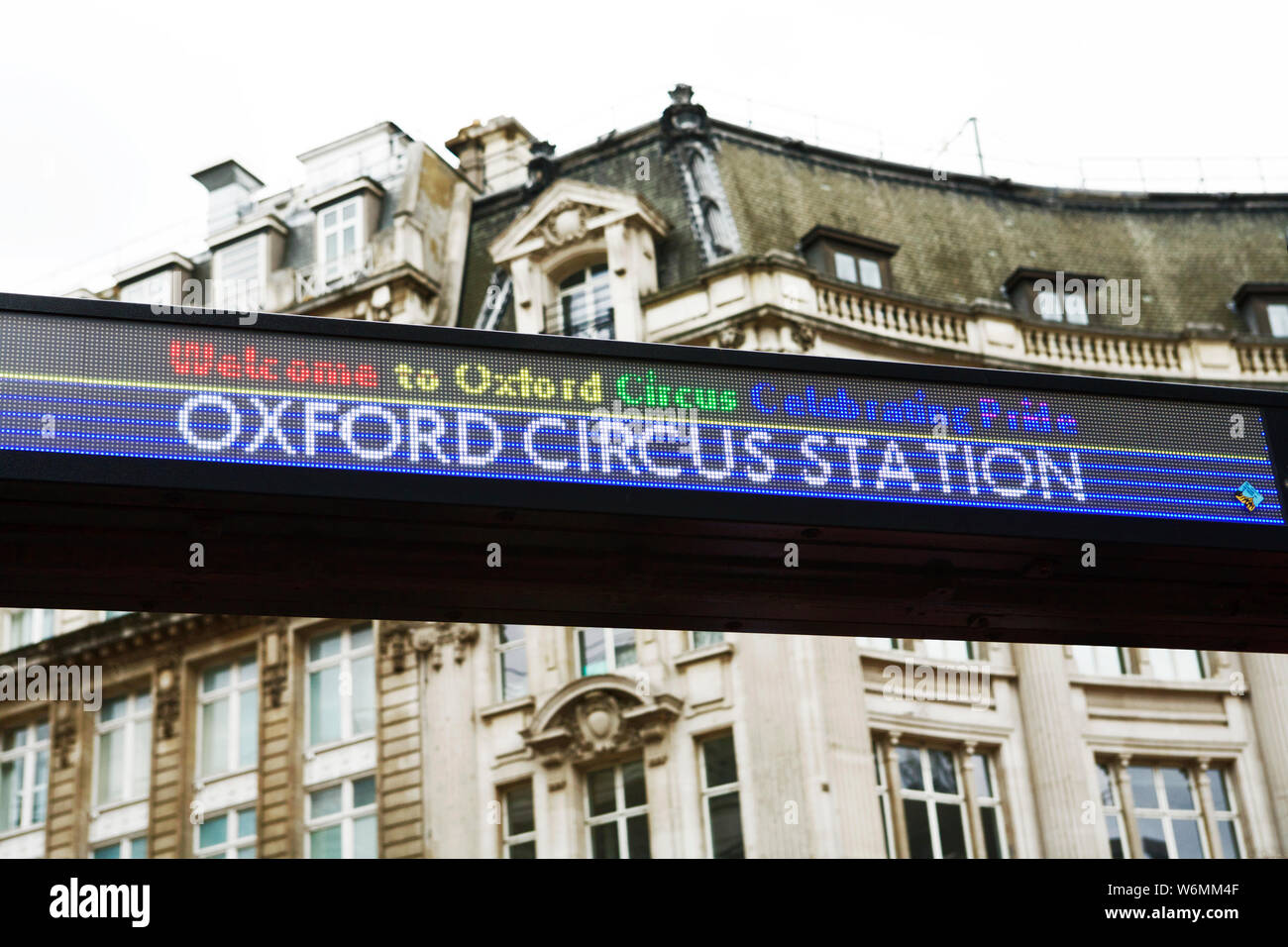Metropolitana di Londra: Stazione di Oxford Street, Londra, Regno Unito. Foto Stock