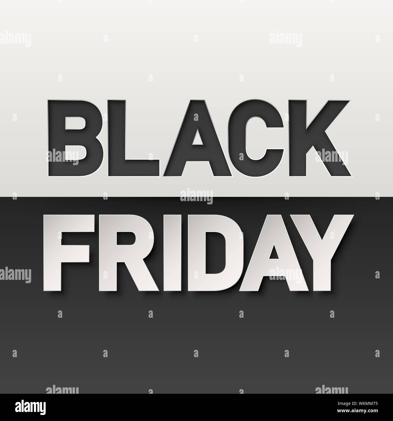 Venerdì nero vendita banner design layout Illustrazione Vettoriale