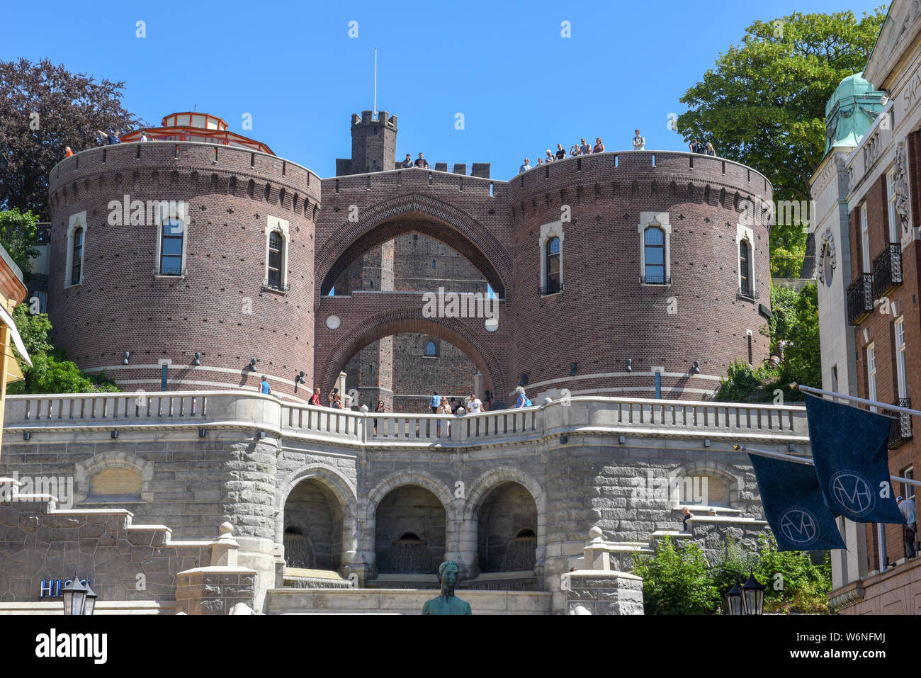 Helsingborg, Svezia - 29 Giugno 2019: il kernel da torre a Helsingborg in Svezia Foto Stock