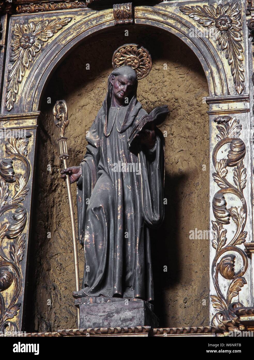 Andreu Sala / Pala di Santa Chiara, 1689. Chiesa di Sant Vicenç de Sarrià, Barcellona. Foto Stock