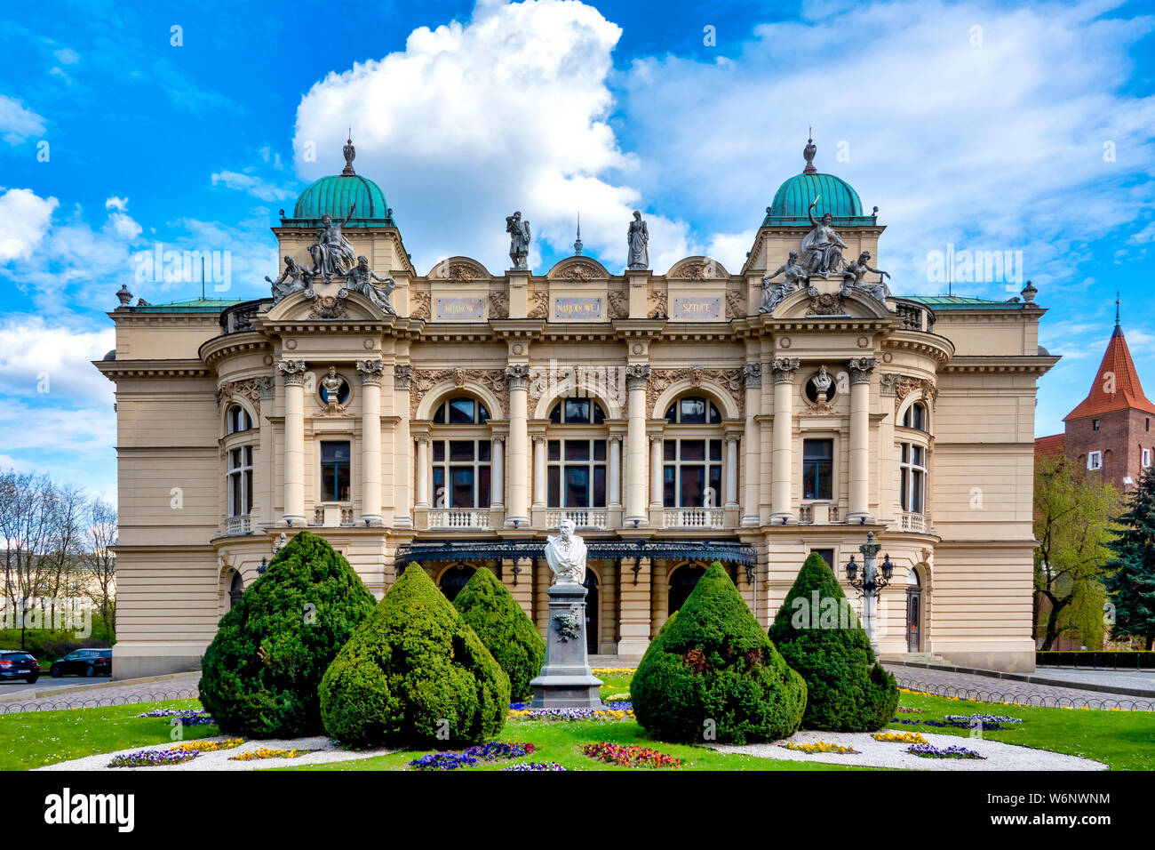 Juliusz Słowacki Theatre, Cracovia in Polonia Foto Stock