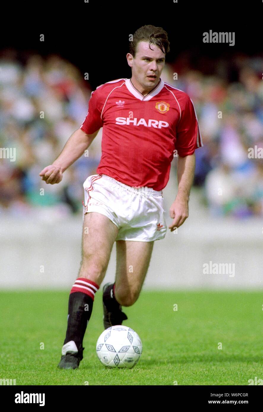 BRIAN MCCLAIR, Manchester United FC, 1990 Foto Stock