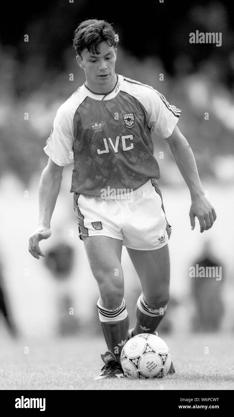 DAVID HILLIER, Arsenal FC, 1991 Foto Stock