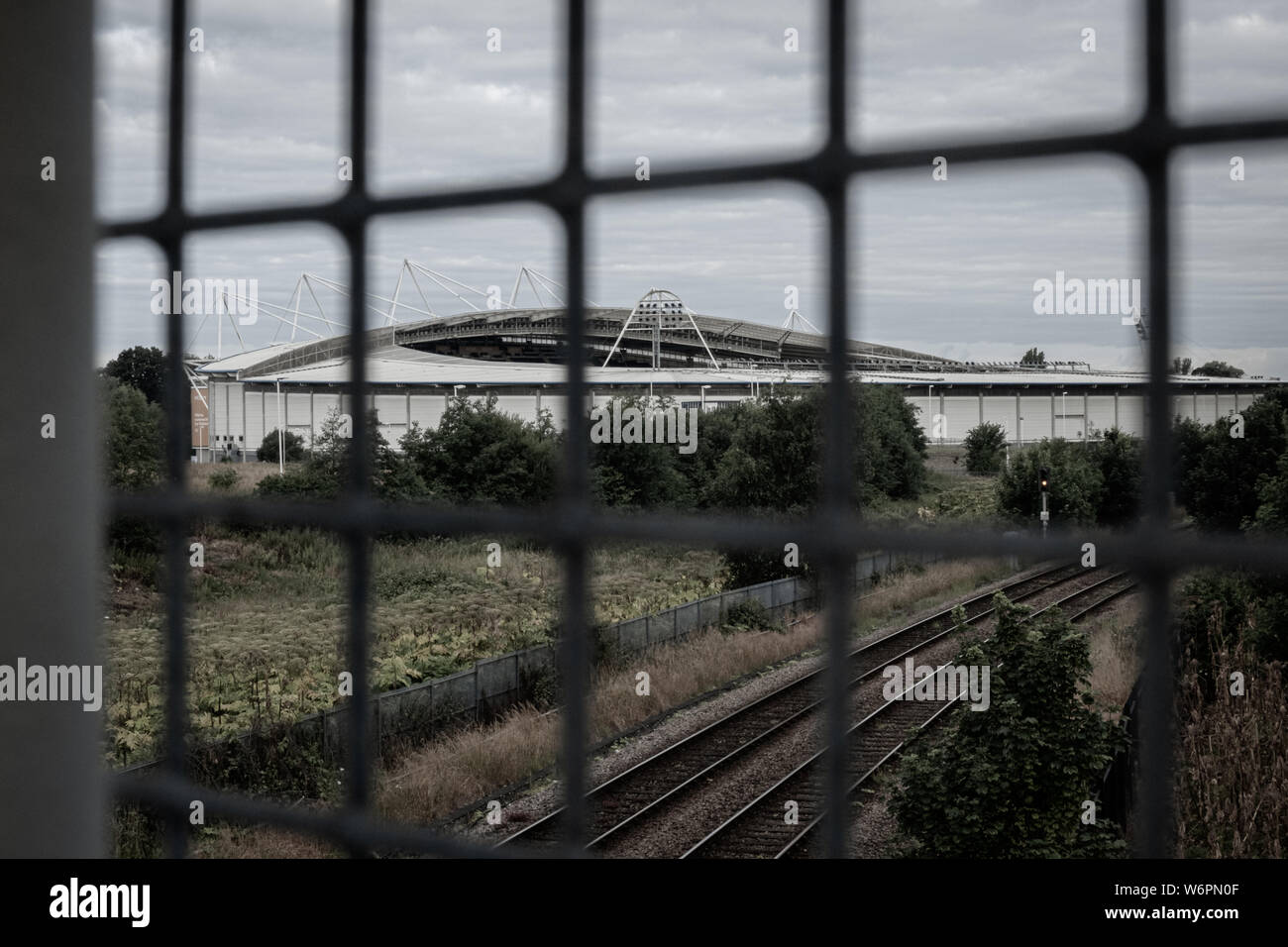 KCOM Stadium, Hull, Regno Unito. Home di Hull City club di calcio inglese e Hull FC Super League Rugby League Club. Foto Stock