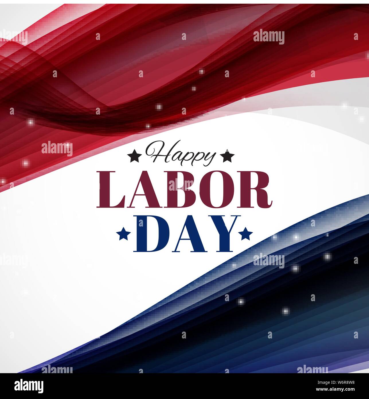 Happy Labor Day Poster illustrazione vettoriale Illustrazione Vettoriale