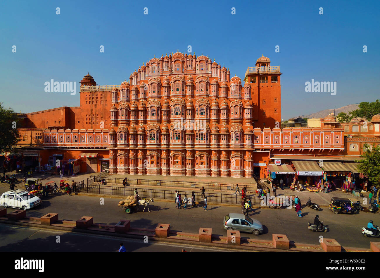 Hawa Mahal, Jaipur, Rajasthan, India Foto Stock