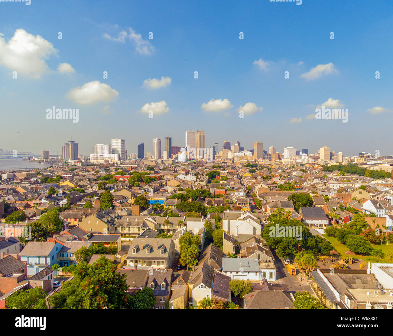 In downtown New Orleans, Louisiana Foto Stock