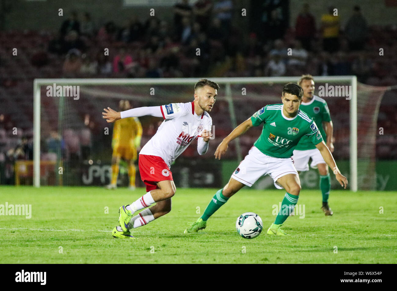 Agosto 2nd, 2019, Cork, Ireland - League of Ireland Premier Division match tra Cork City FC vs di St Patrick Athletic FC Foto Stock