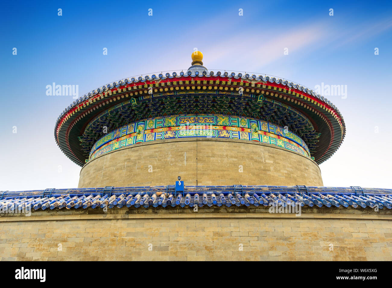 Meraviglioso e fantastico tempio - Il Tempio del Cielo a Pechino in Cina. Foto Stock