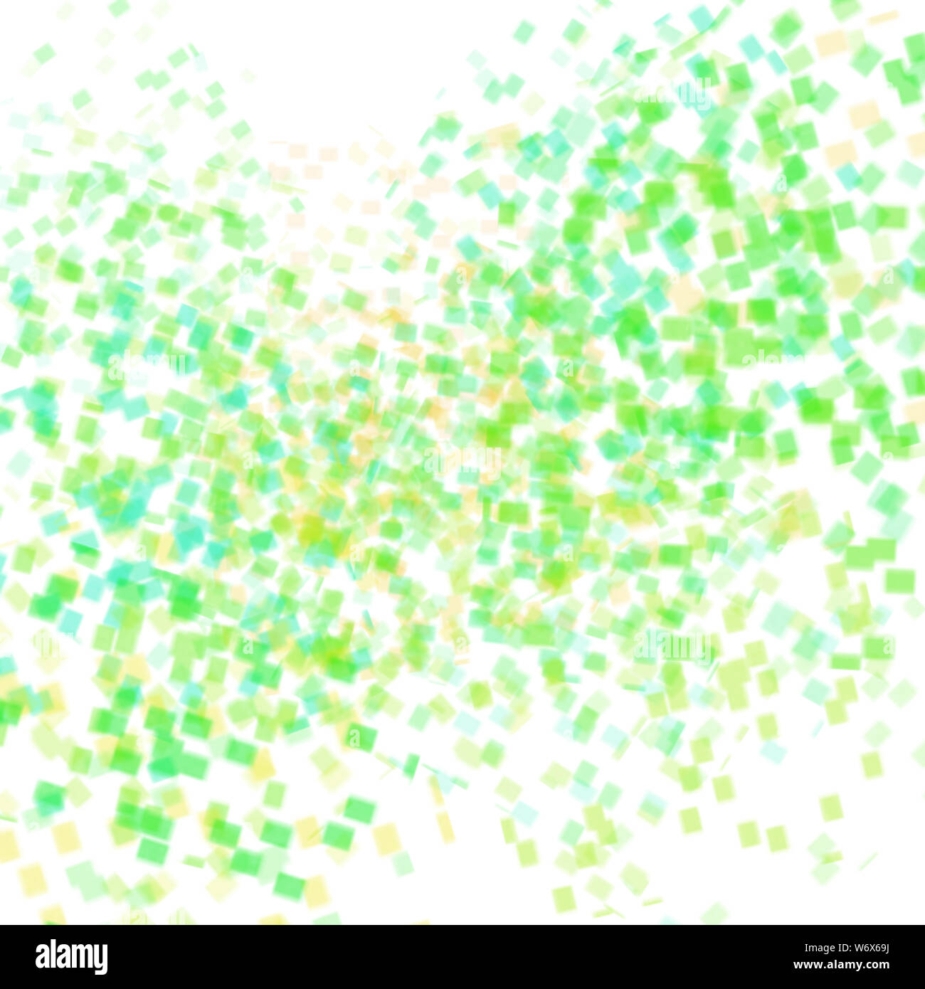 Giallo verde turchese disegnati a mano ad acquerello coriandoli sfocata punti la configurazione di sfondo Foto Stock