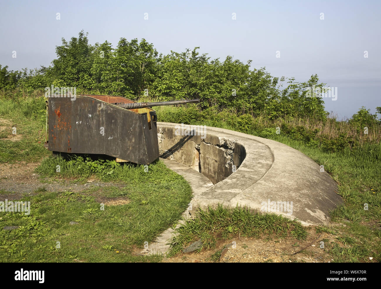 Fort n. 7 a Vladivostok. La Russia Foto Stock