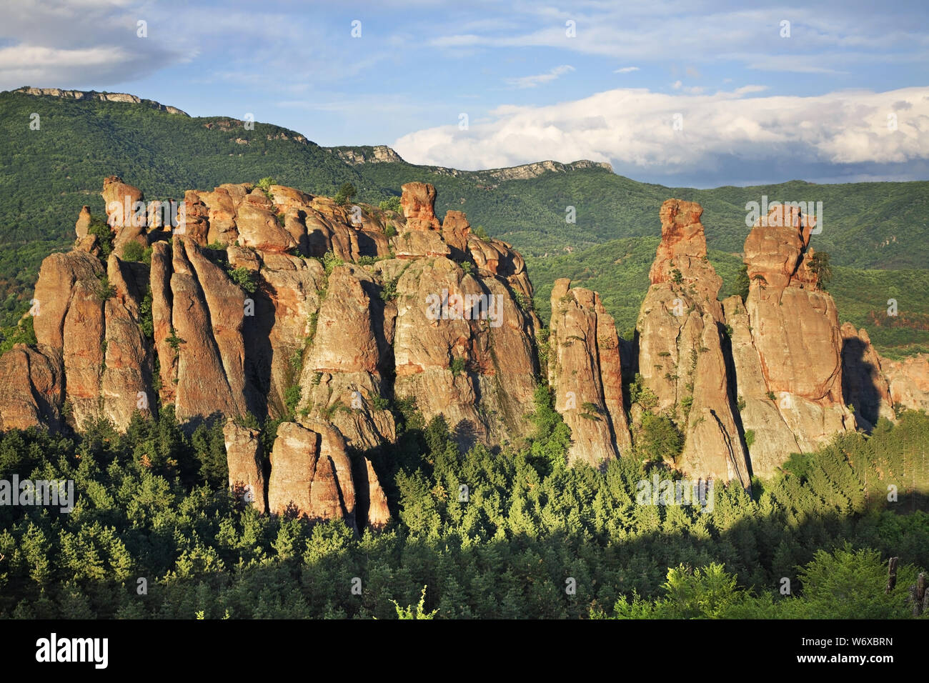 Rocce di Belogradchik. La Bulgaria Foto Stock