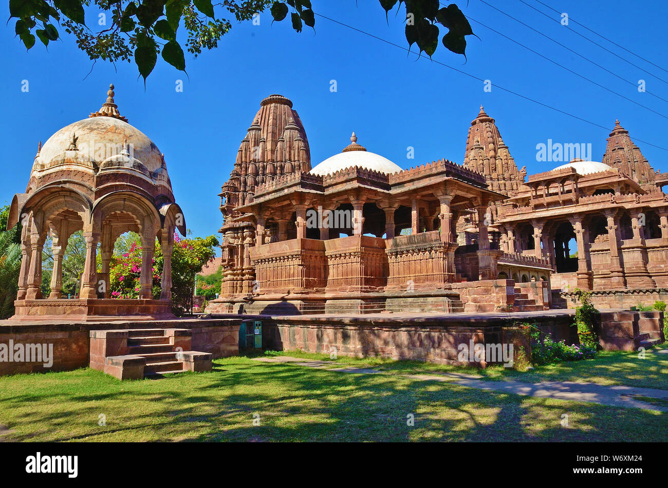 Mandore Garden, Jodhpur, Rajasthan, India Foto Stock