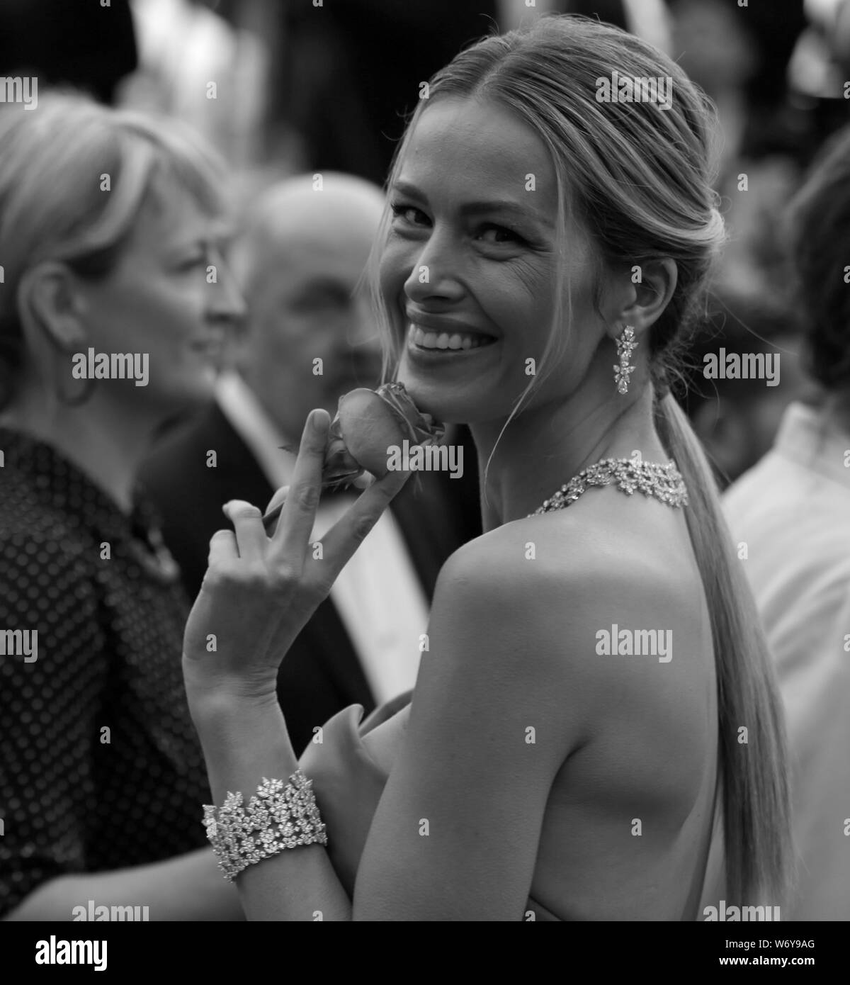 CANNES, Francia - 19 Maggio: Petra Nemcova assiste una vita nascosta lo screening durante la 72a Cannes Film Festival (Mickael Chavet) Foto Stock