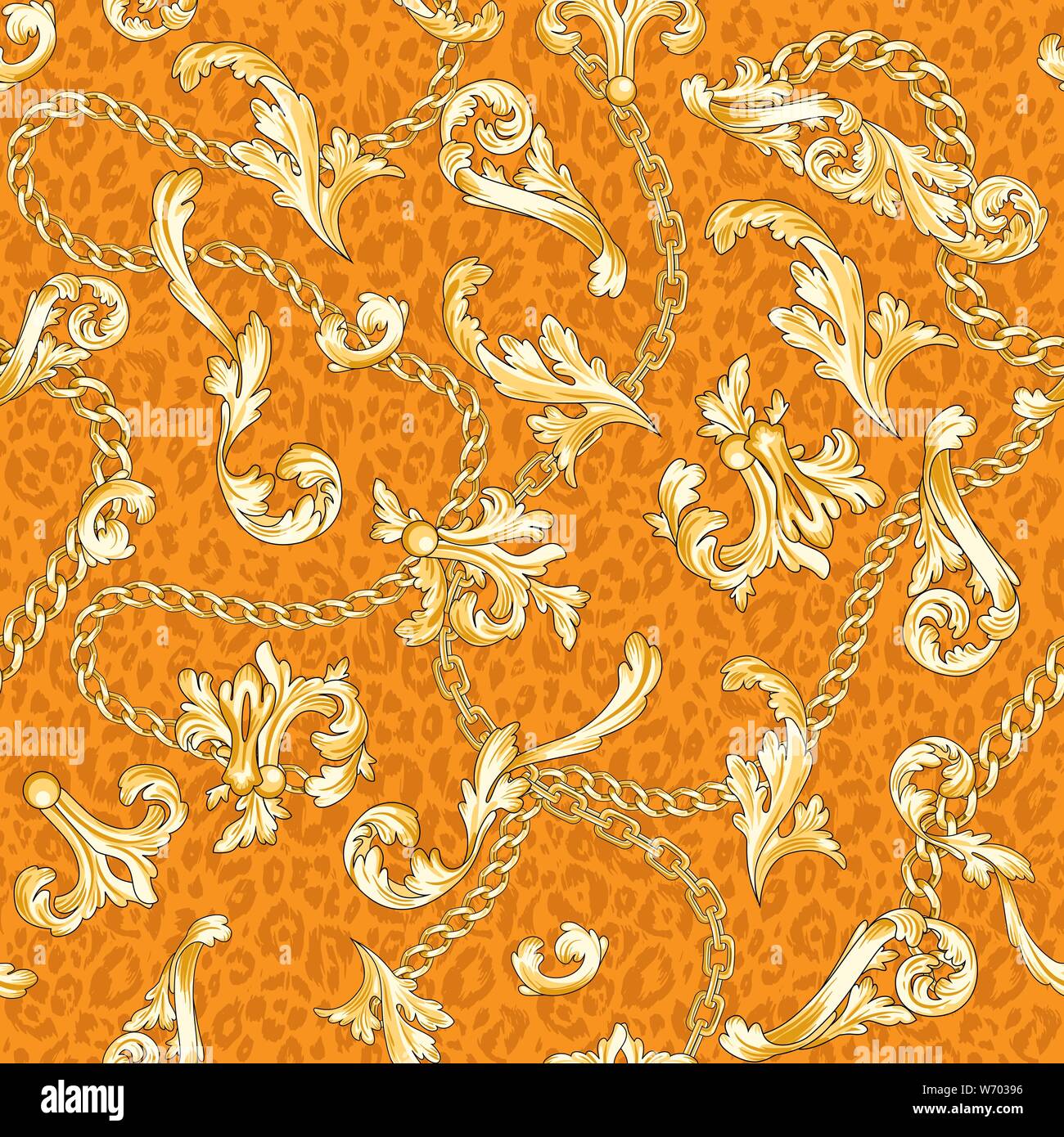 Giallo modello senza giunture. Illustrazione Vettoriale