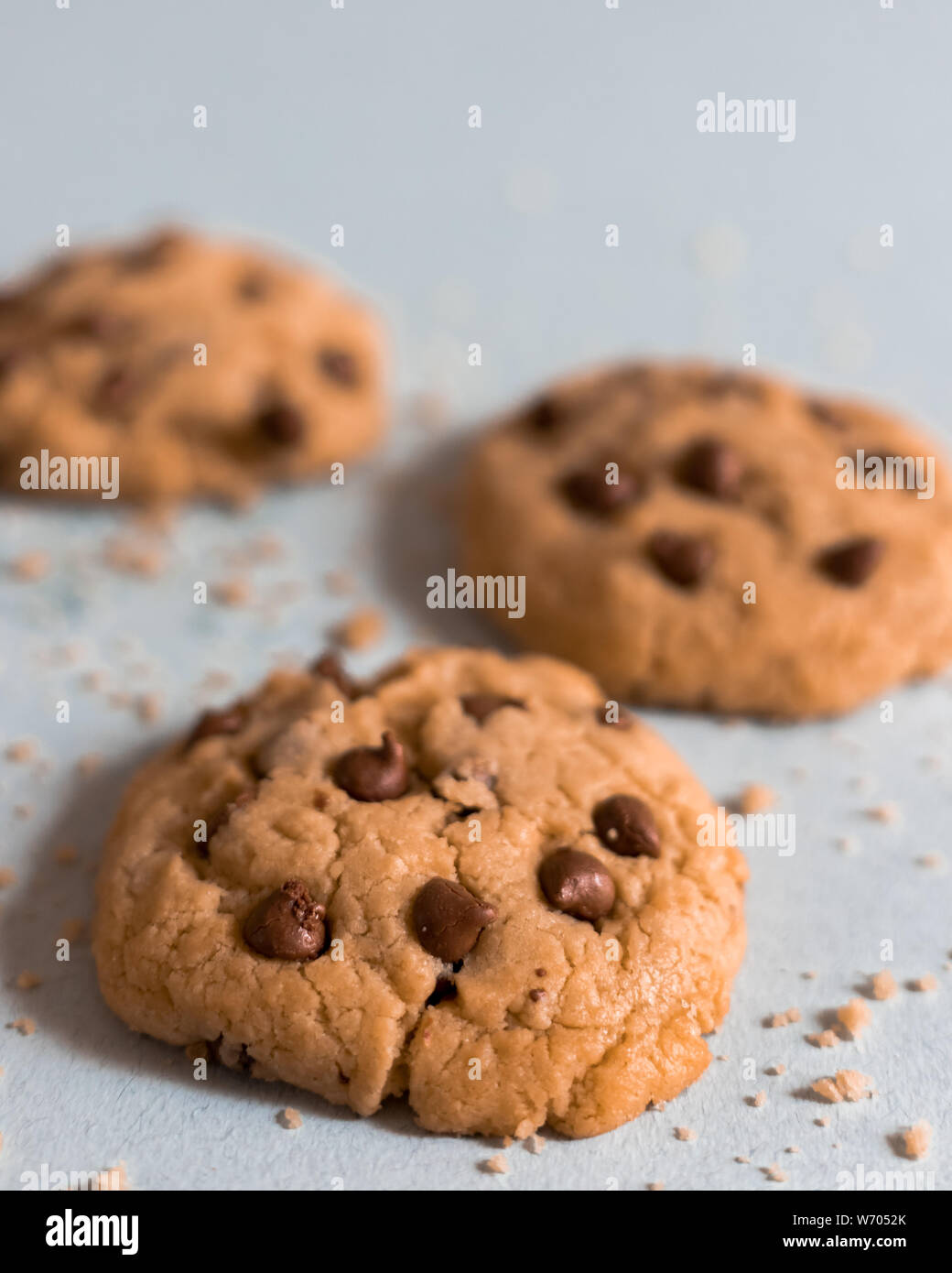 Choco crisp cookie / galletas con chispas de cioccolato / chococrisp galletas reposteria dulces dolce Foto Stock