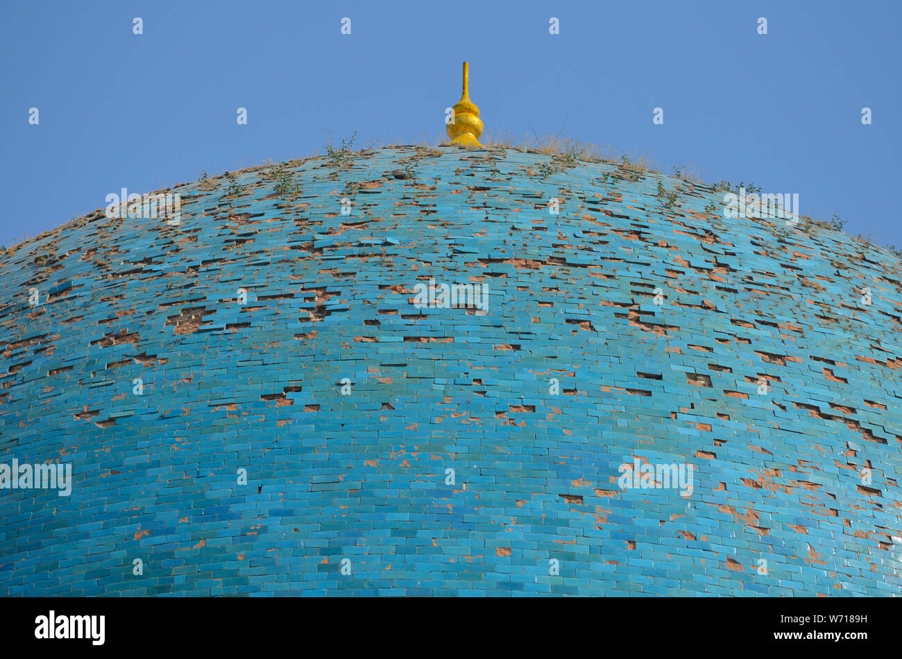 Xv secolo moschea Bibi-Khanym, Samarcanda, Uzbekistan Foto Stock