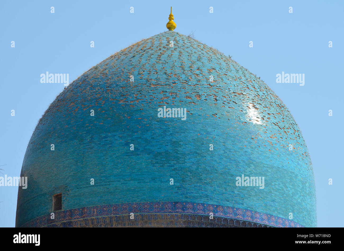 Xv secolo moschea Bibi-Khanym, Samarcanda, Uzbekistan Foto Stock