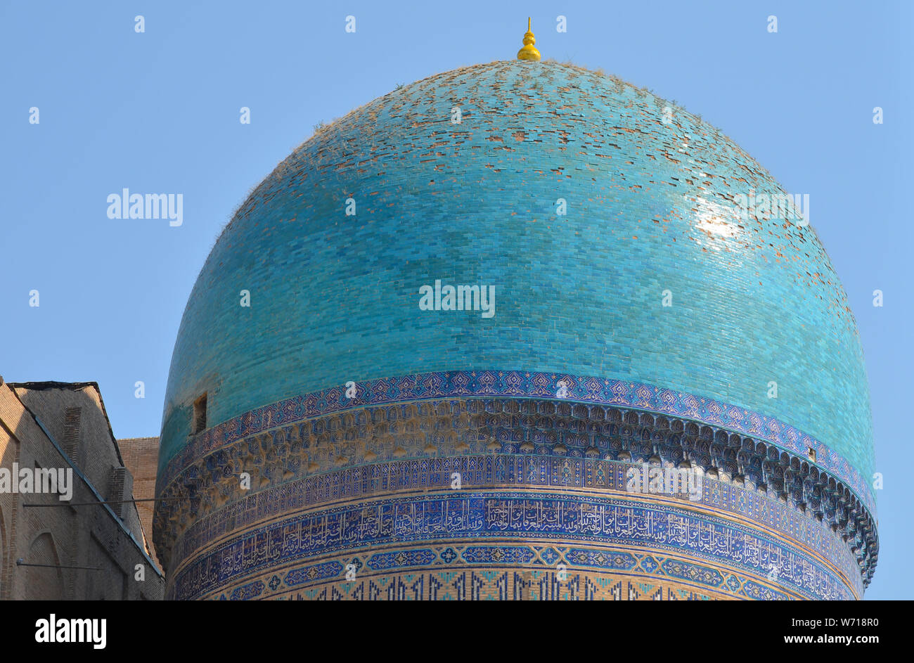 Xv secolo moschea Bibi-Khanym, Samarcanda, Uzbekistan Foto Stock