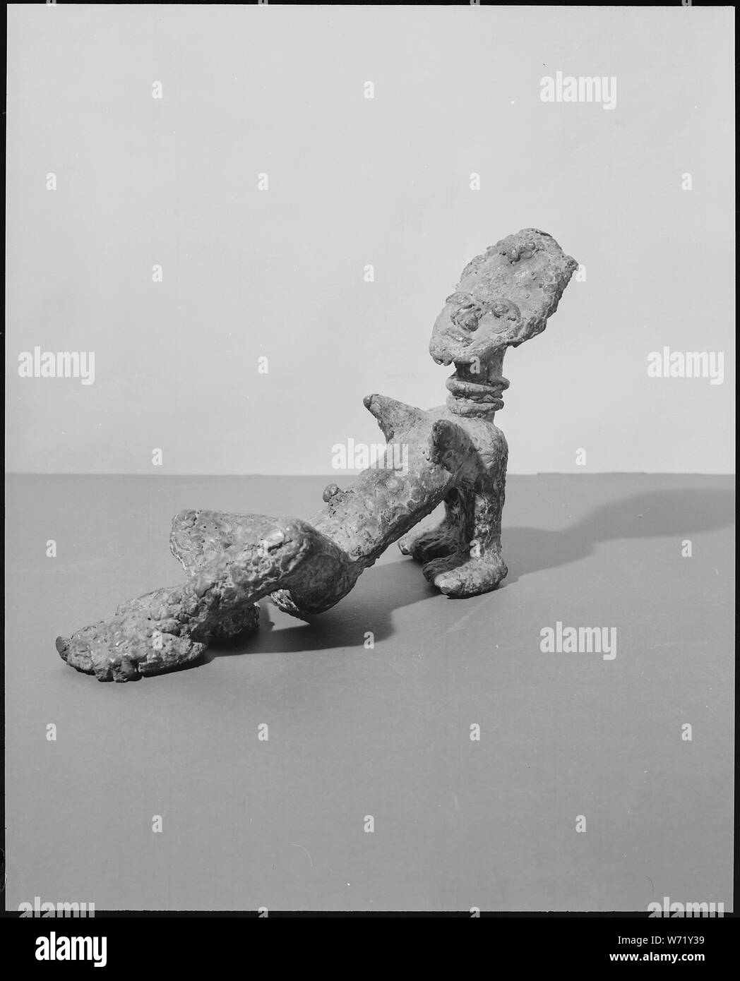 Risveglio Africa; Note Generali: scultura in bronzo Foto Stock