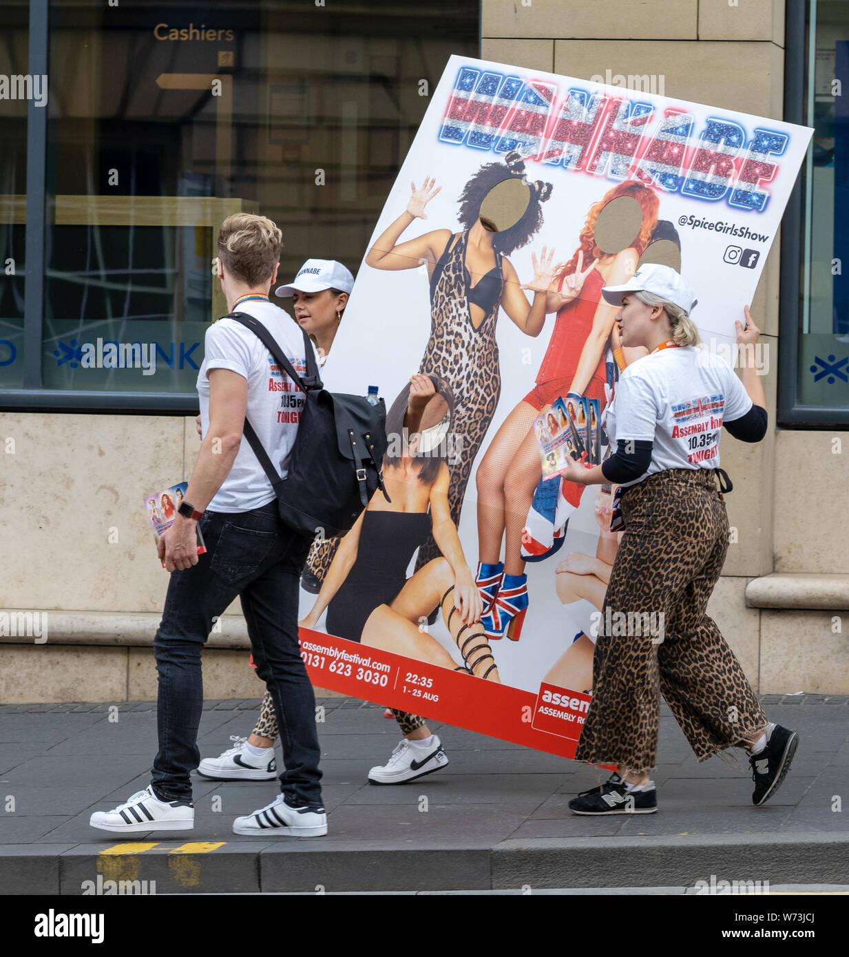 Spice Girls Show di Edimburgo per la Edinburgh Festival Fringe 2019 Foto Stock