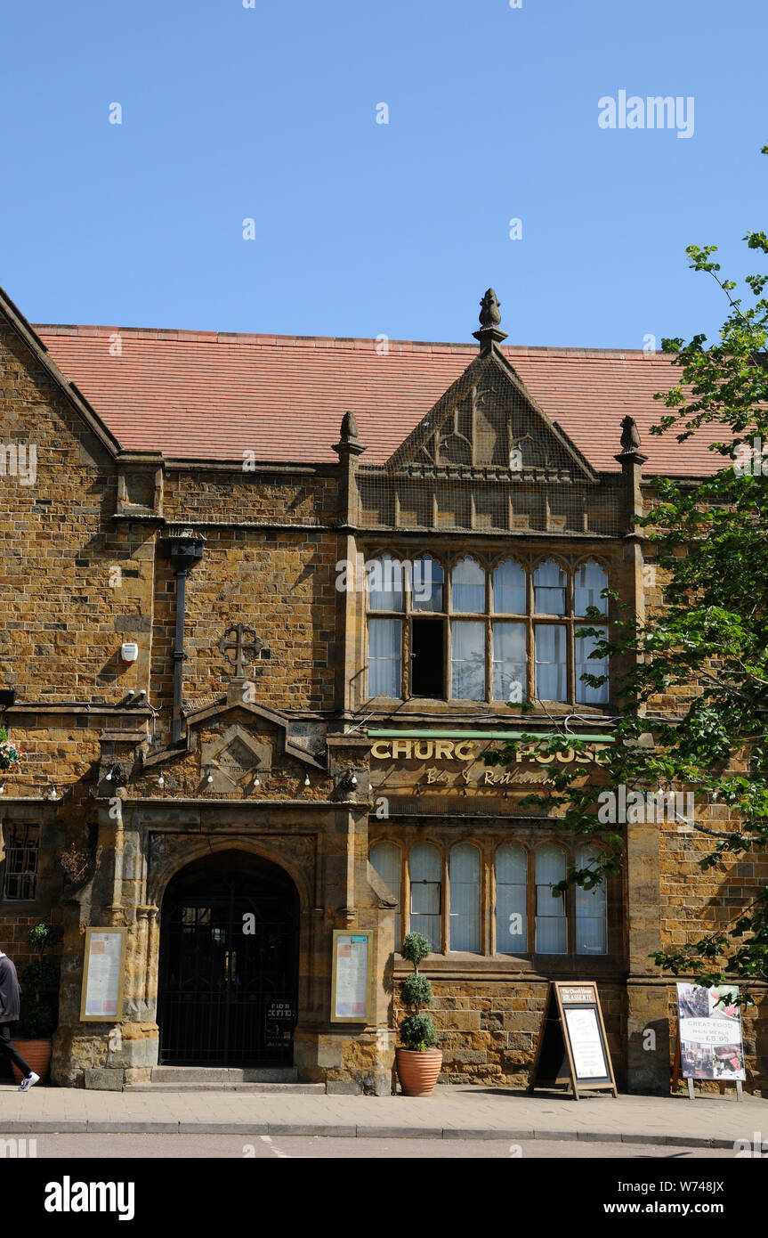 Chiesa Casa, North Bar Street, Banbury, Oxfordshire, fu costruito nel 1904. Esso è stato utilizzato per molti anni da parte della città e la chiesa per le attività sociali. Foto Stock