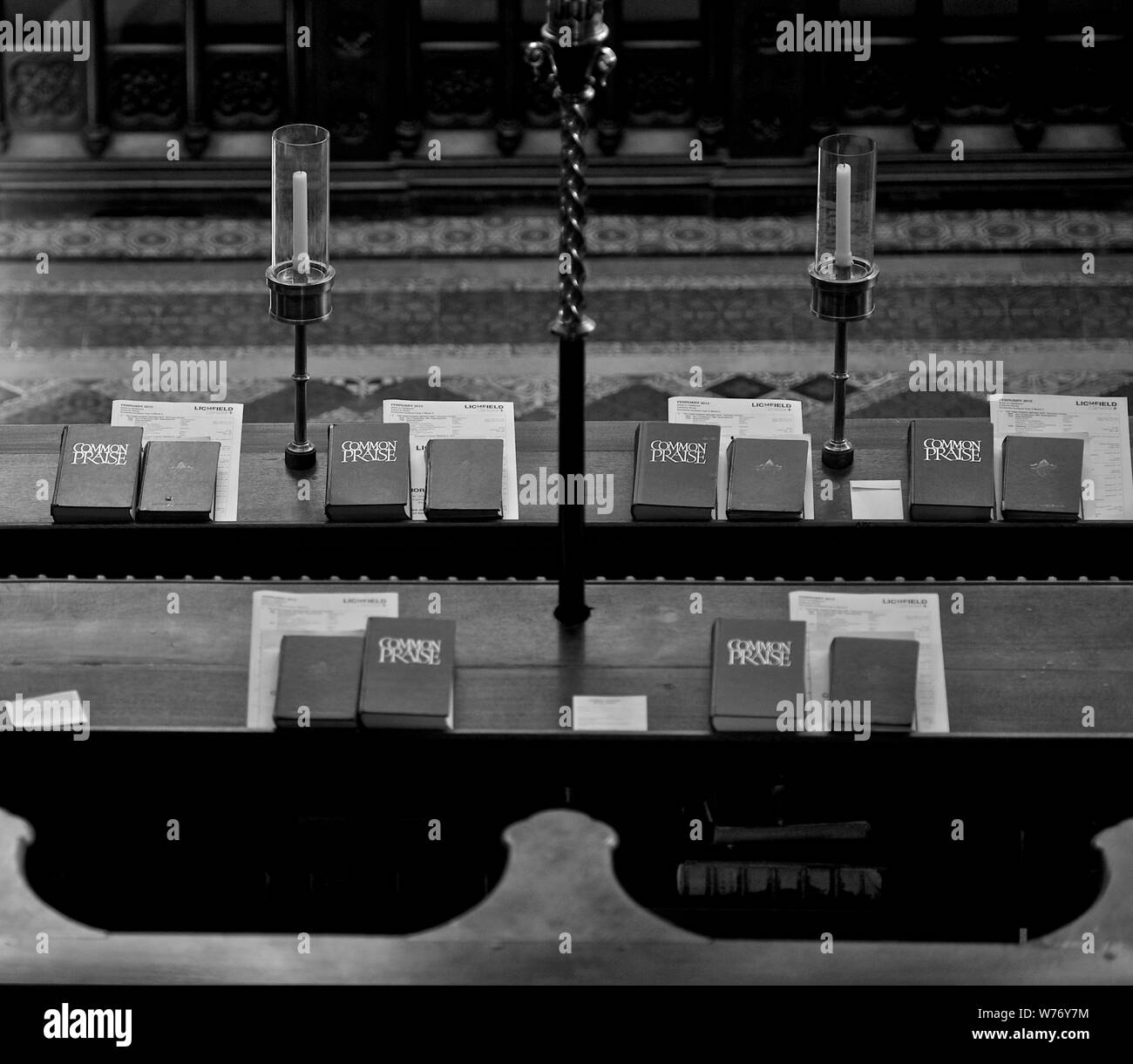 Lichfield Cathedral, Staffordshire Foto Stock