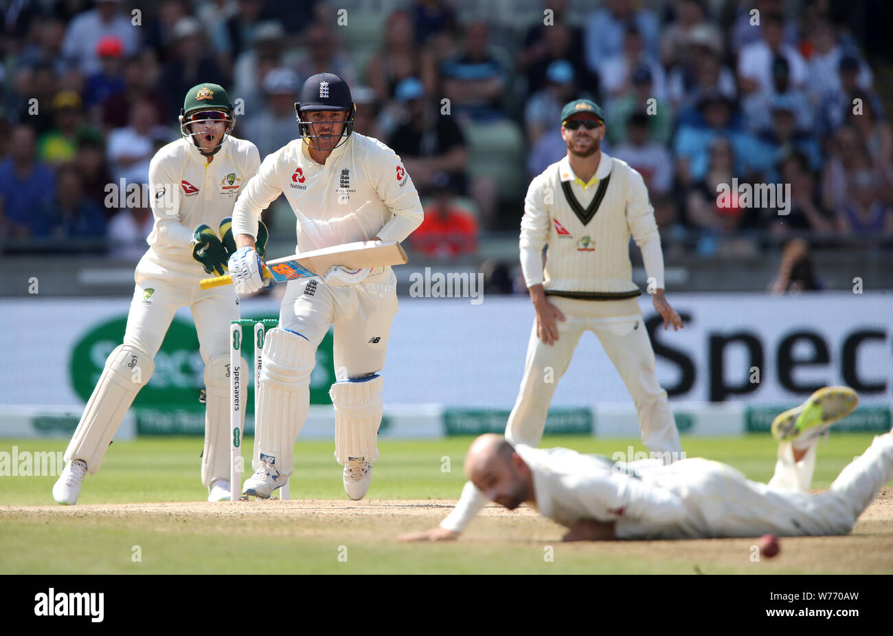 Durante il quinto giorno ceneri test corrispondono a edgbaston immagini