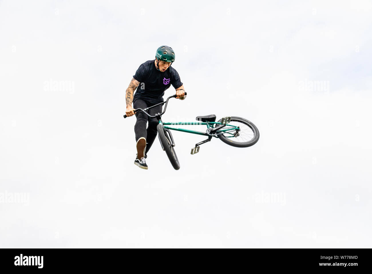 Frequentando un BMX Rider
