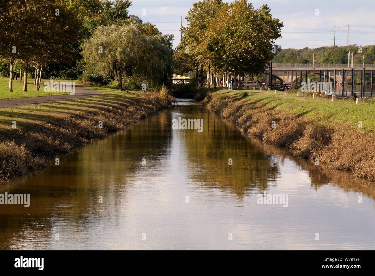 Parco E VOLUME RICREATIVO 1: Boyd Park di New Brunswick, New Jersey. Foto Stock