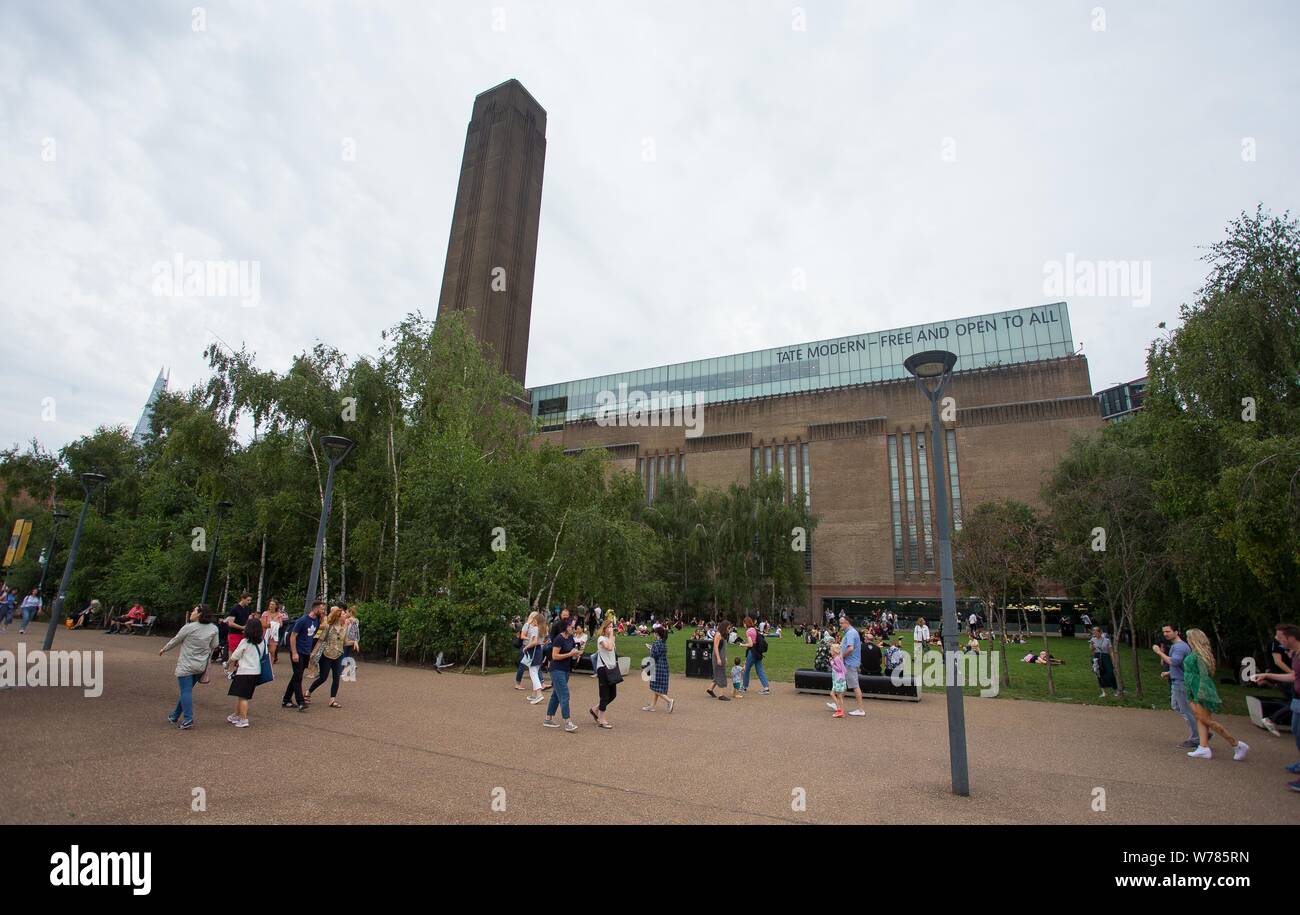 Tate Modern, Bankside, vista generale GV Foto Stock