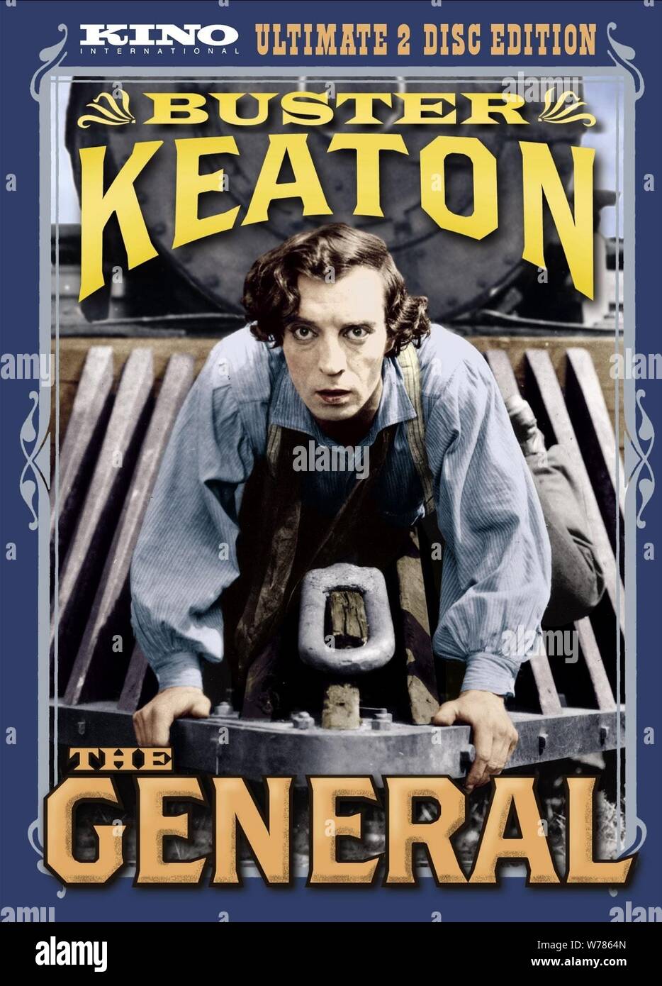 Buster Keaton Poster Film: The General (USA 1926) personaggi: Johnny Gray /  Stummfilm regista: Clyde Bruckman & Buster Keaton 31 dicembre 1926  **AVVERTENZA** questa fotografia è solo per uso editoriale ed è