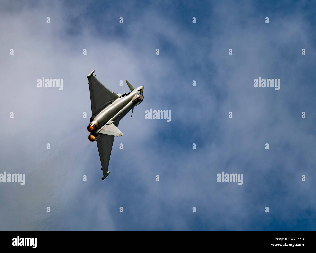 RAF Typhoon dal Royal Air Force Typhoon Team Display Foto Stock