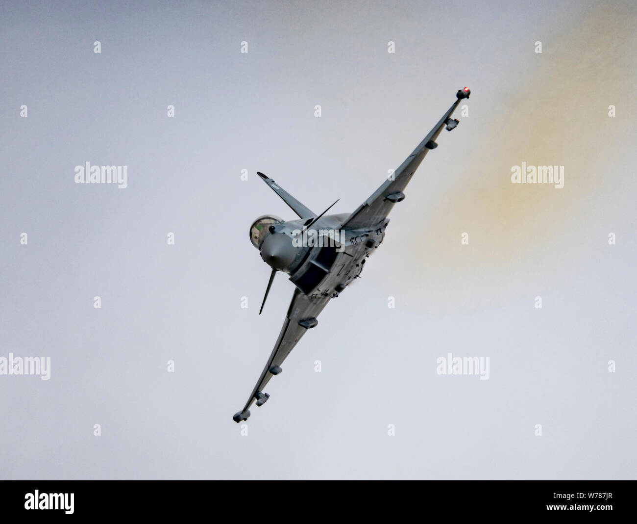RAF Typhoon dal Royal Air Force Typhoon Team Display Foto Stock
