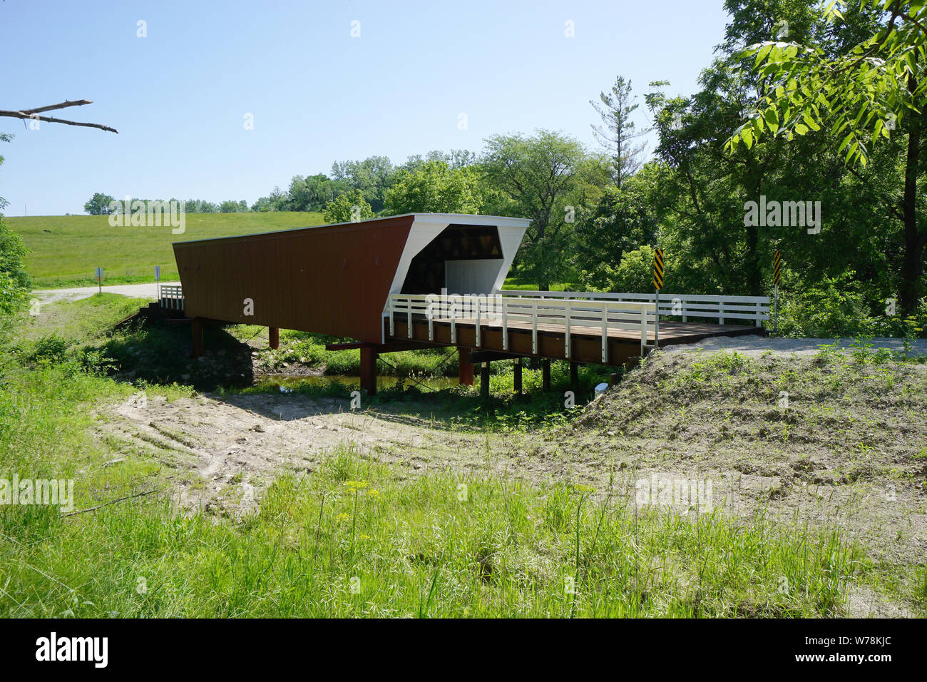 Ceder ponte coperto Foto Stock