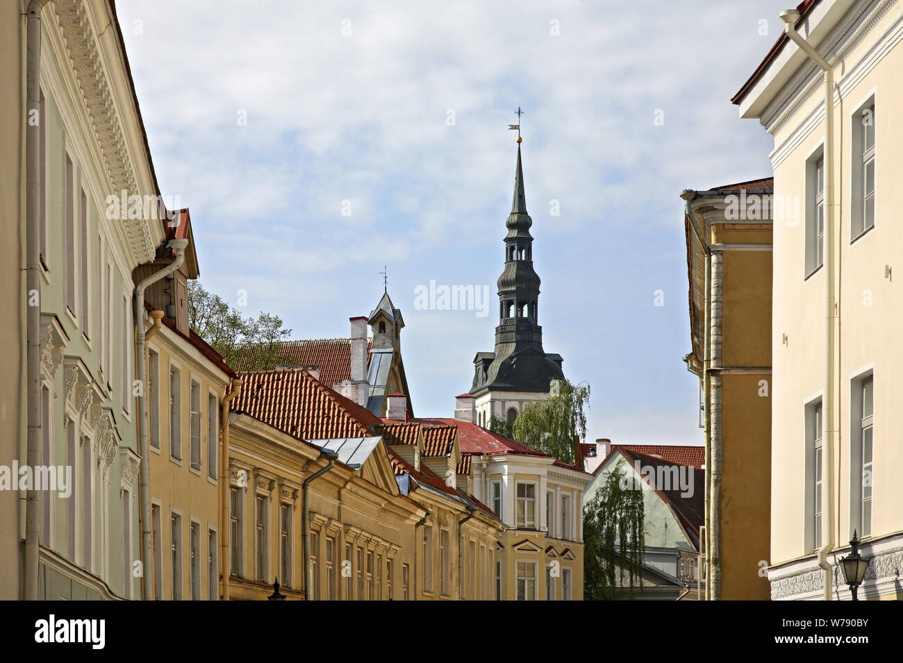 Chiesa di San Nicola - Niguliste Kirik a Tallinn. Estonia Foto Stock