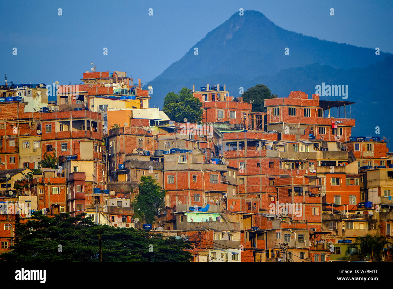 Morro Cantagalo Foto Stock