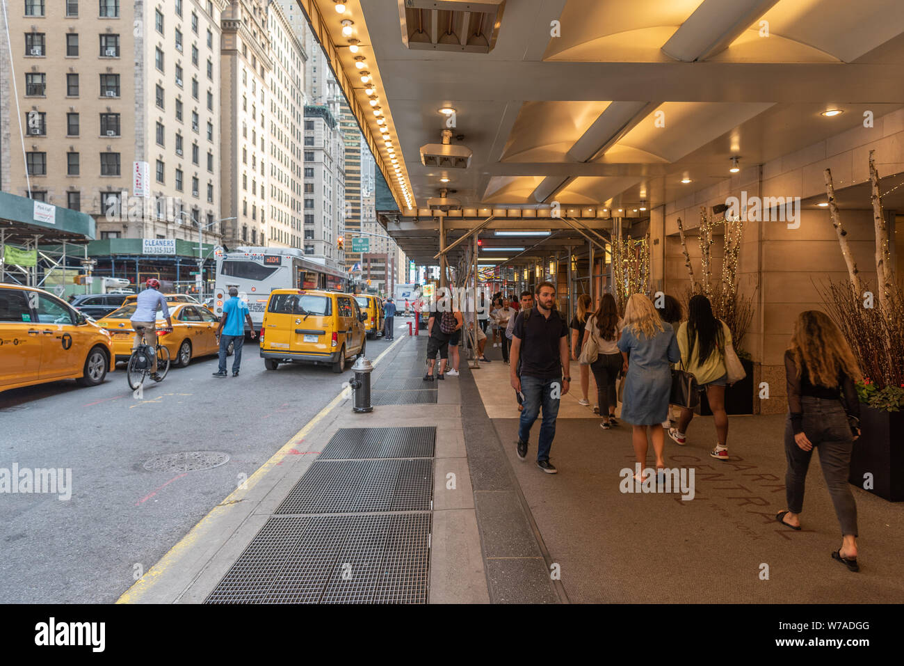 Park Central Hotel, 7th Avenue, Manhattan, New York City, Stati Uniti d'America Foto Stock