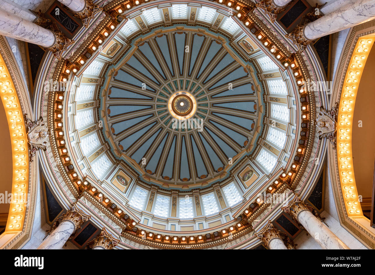 Interno del Mississippi State Capitol Building Foto Stock
