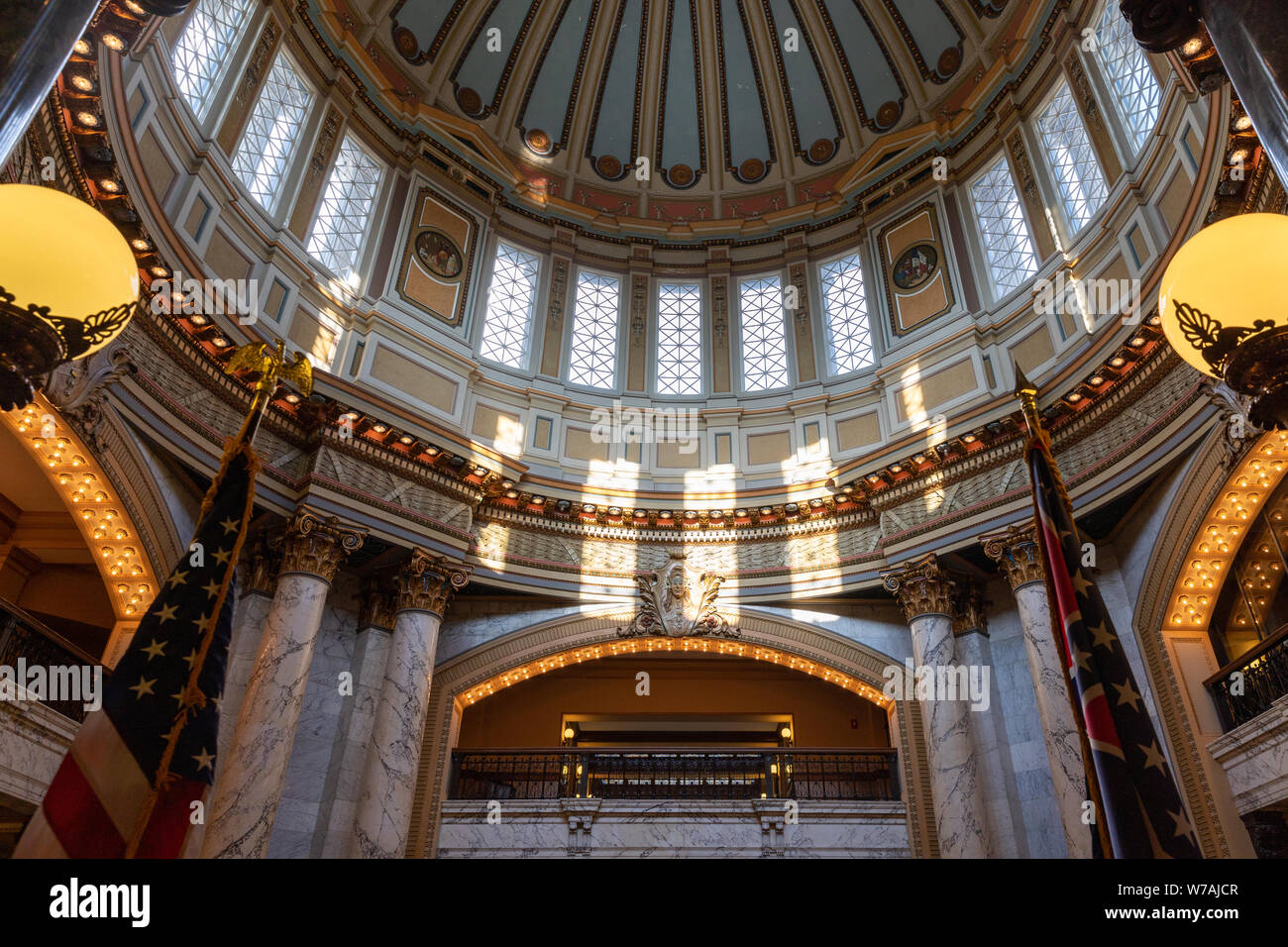 Interno del Mississippi State Capitol Building Foto Stock