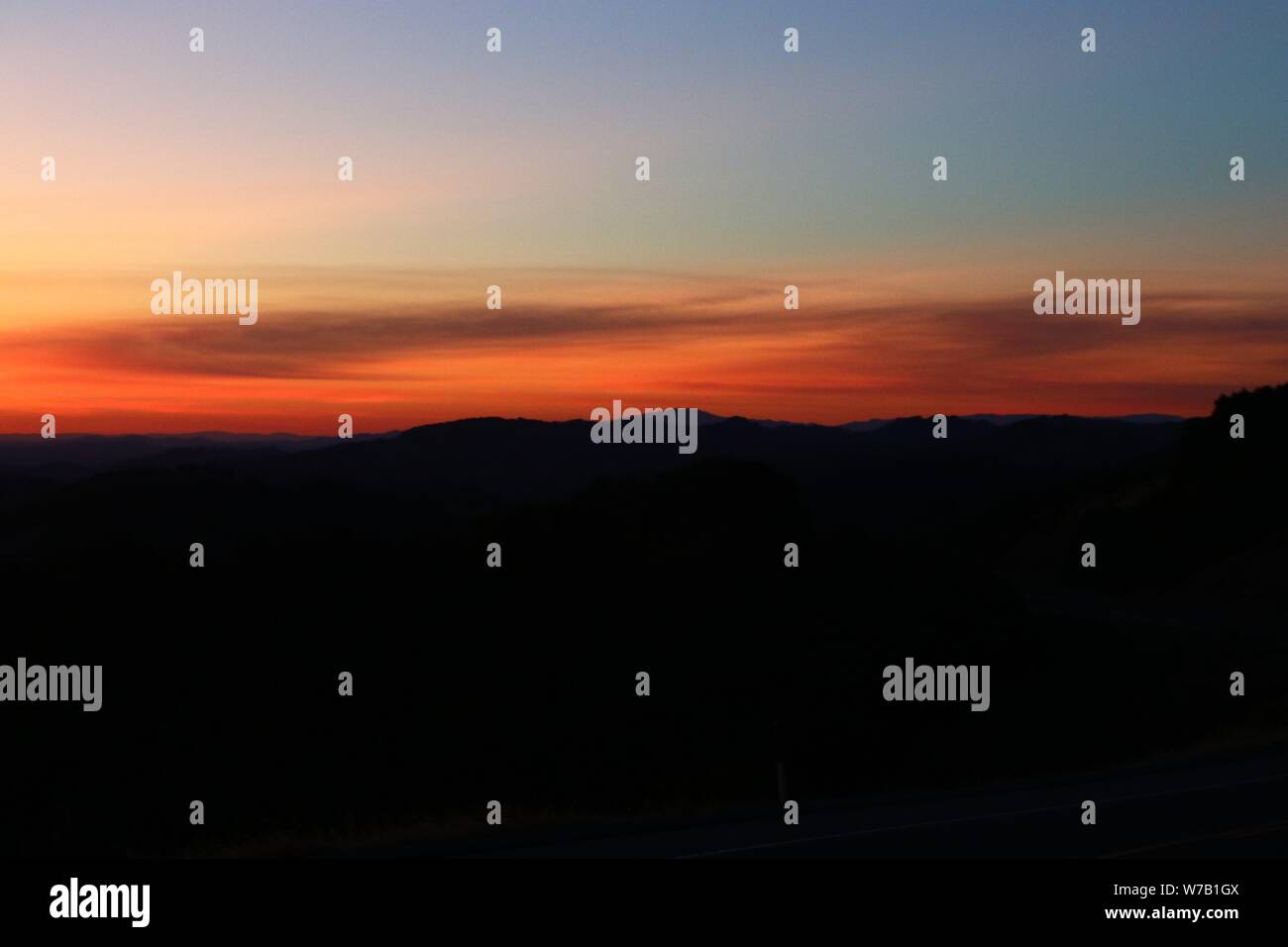 Tramonto di estate Foto Stock