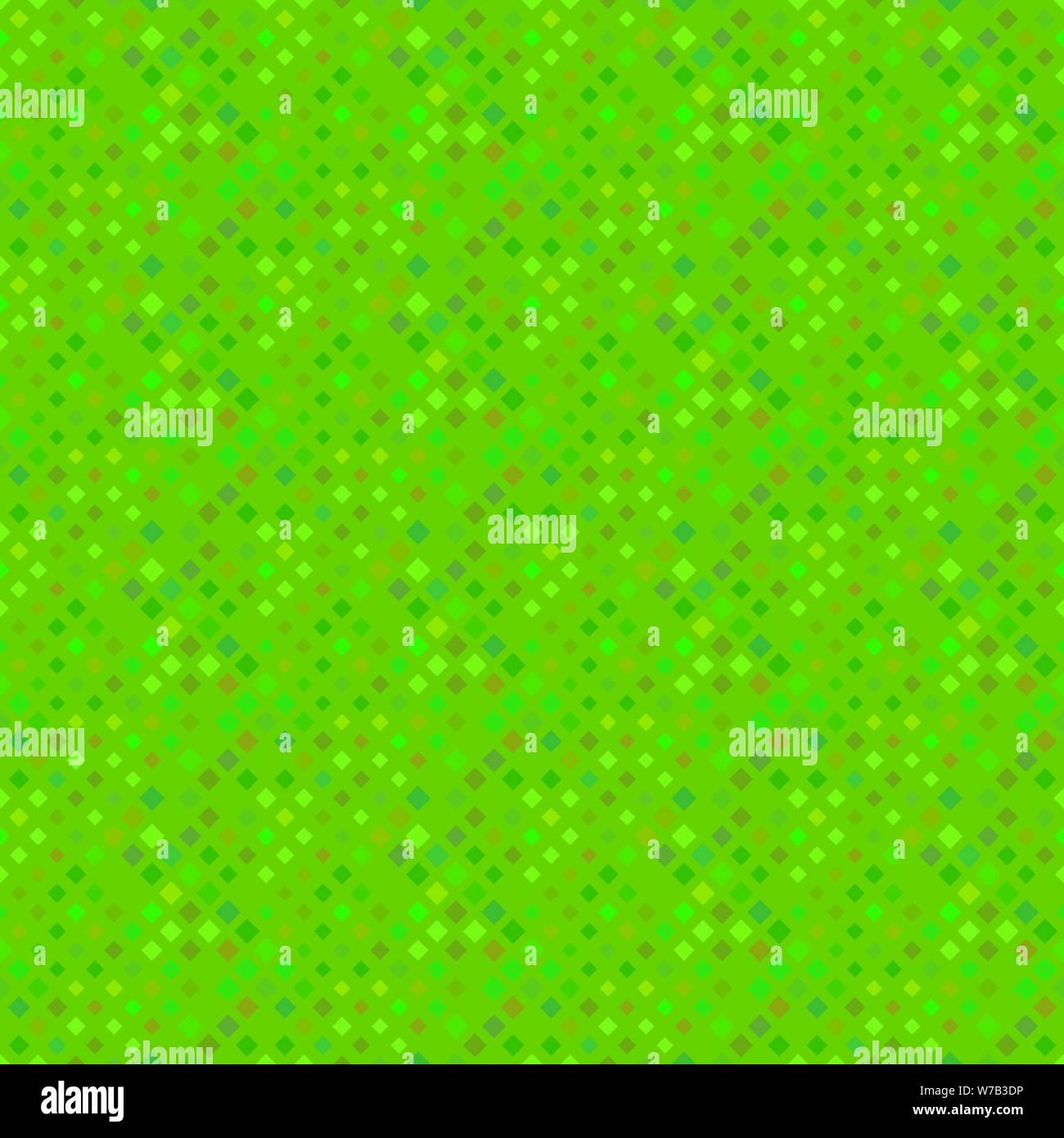 Abstract diagonale perfetta square pattern design sfondo verde - Grafica vettoriale Illustrazione Vettoriale