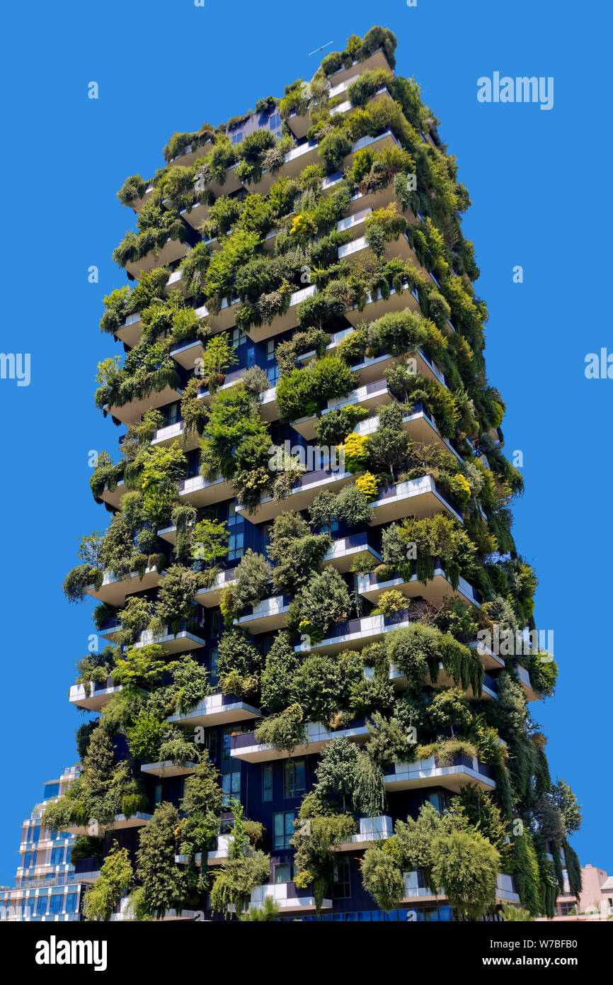 Bosco Verticale (Bosco verticale), Porta Nuova, Milano, Italia Foto Stock