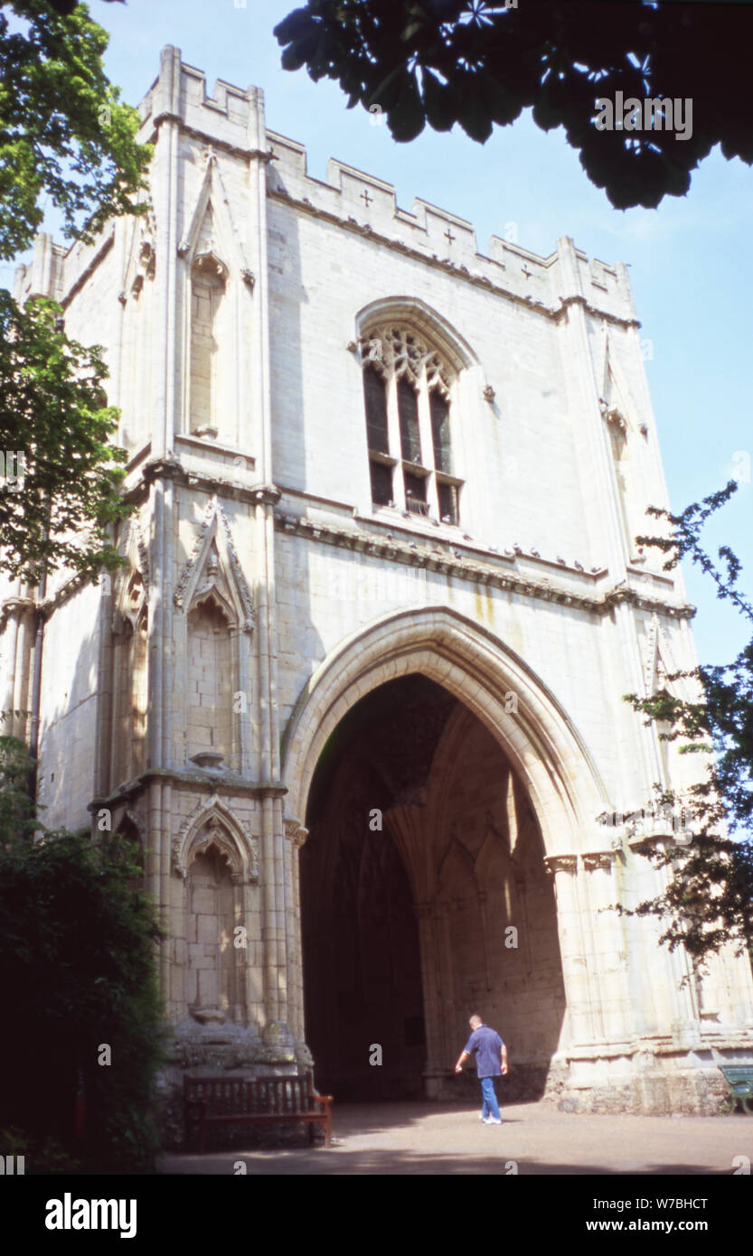 Abbey Gate, Abbazia di Bury St Edmunds, Foto Stock
