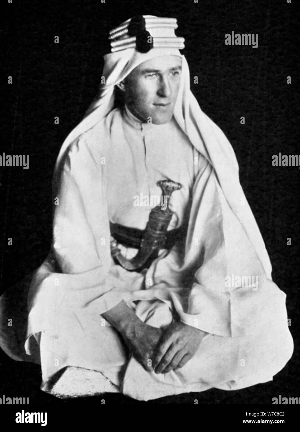 Lawrence d'Arabia, nei primi anni del XX secolo. Artista: sconosciuto Foto Stock