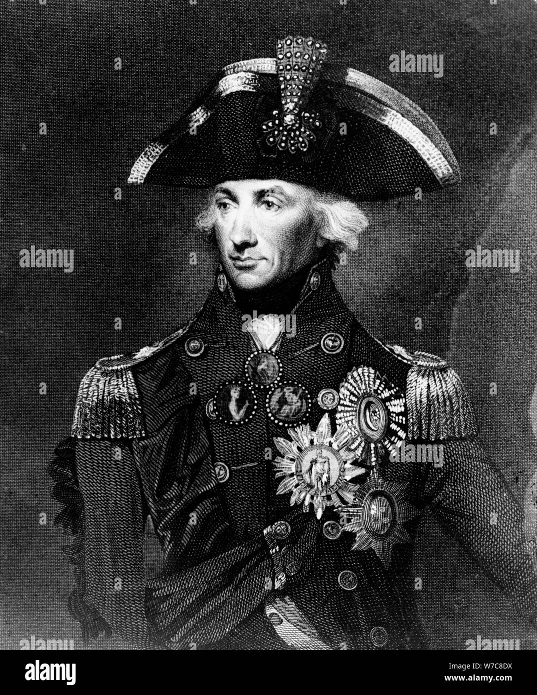 Vice ammiraglio Horatio Nelson, xix secolo. Artista: sconosciuto Foto Stock