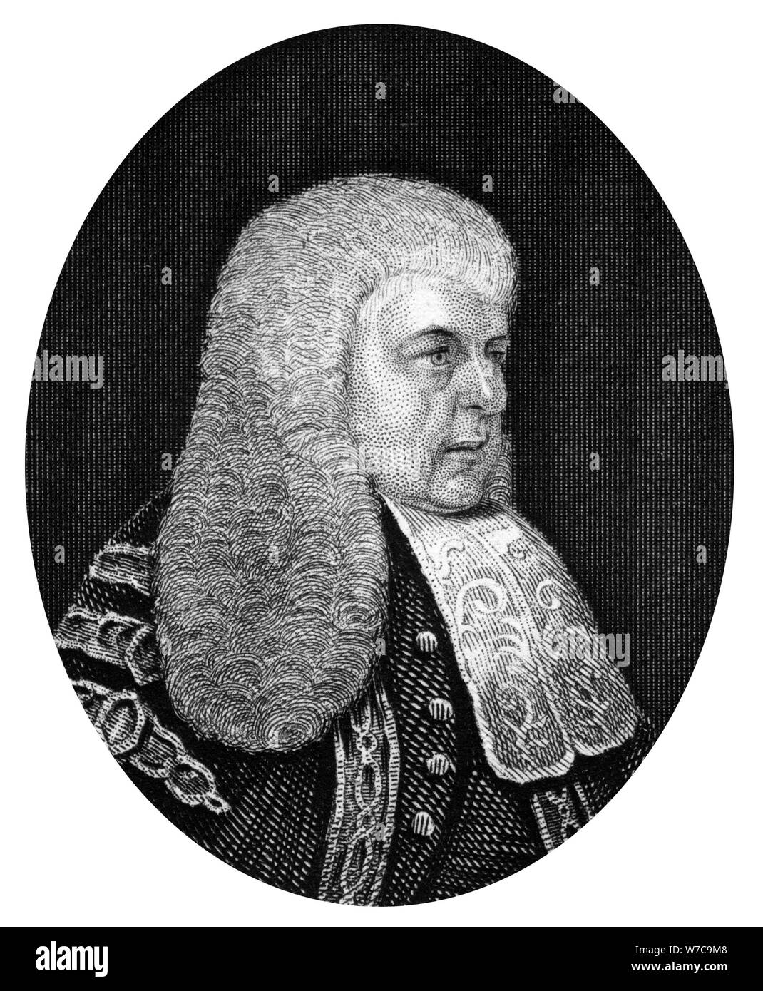 Charles Christopher Pepys, 1° Conte di Cottenham, Lord Cancelliere di Inghilterra, 1877. Artista: sconosciuto Foto Stock