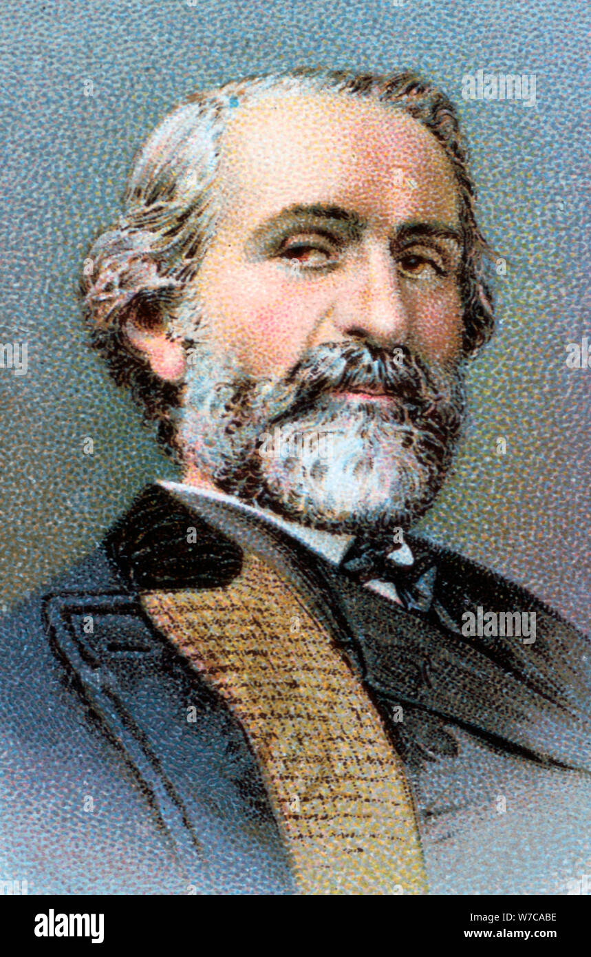 Giuseppe Verdi, xix secolo compositore italiano, 1914. Artista: sconosciuto Foto Stock