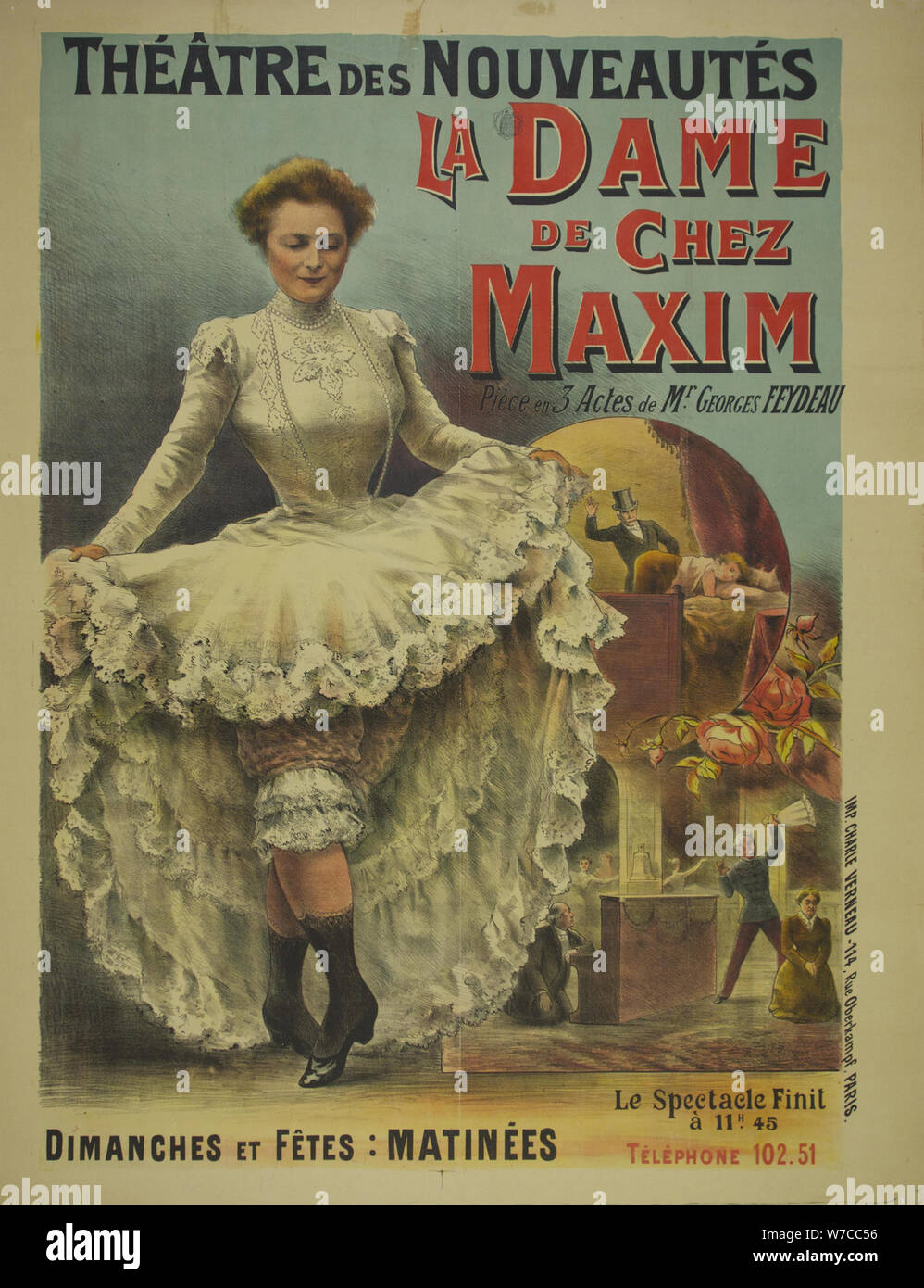La Dame de chez Maxim. Foto Stock